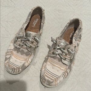 Sperry Women's Boho Beige Boat Shoes